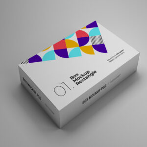 Rectangle box mockup